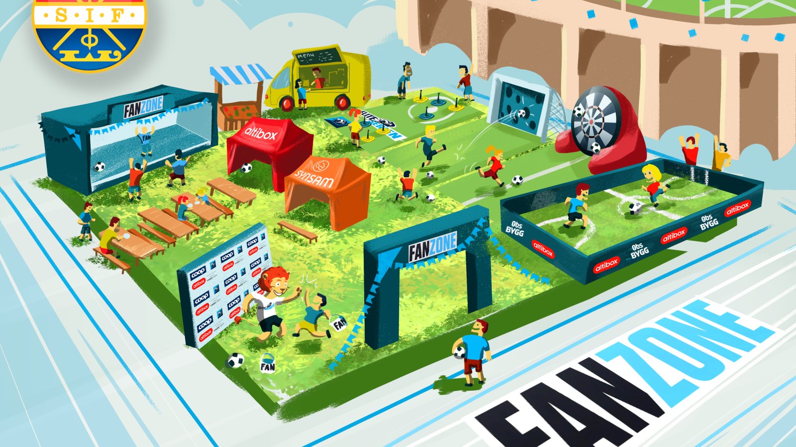 Årets første Fanzone / Strømsgodset